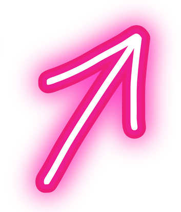 Neon Pink Arrow